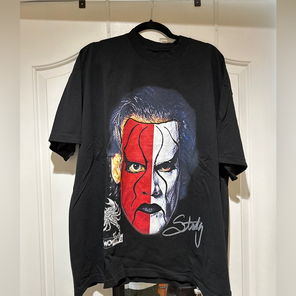 Men’s Sting WCW NWO Bootleg print tee